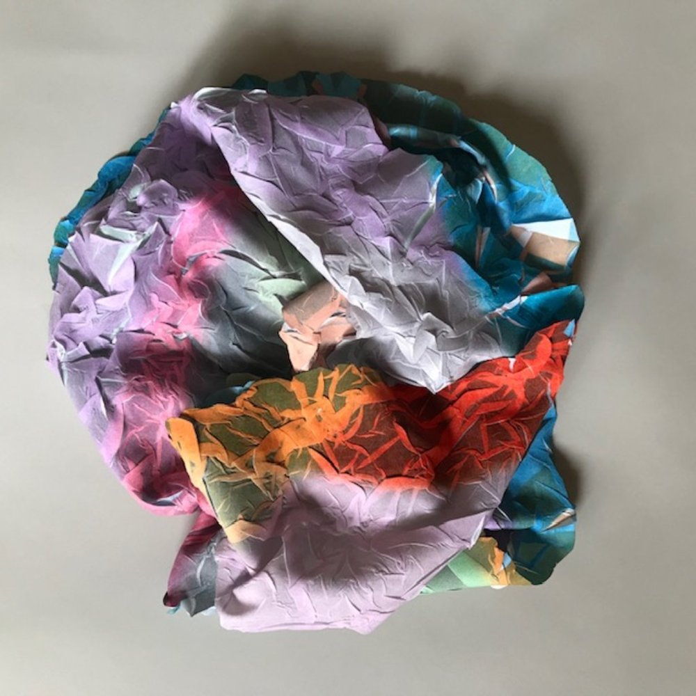 Yasuyuki Machida crinkle scarf - Picture 4 of 4